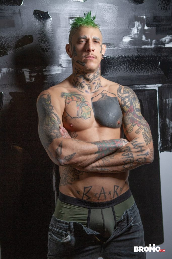 Adam Awbride takes full length tattooed hunk Bo Sinn huge dick Bromo 006 porno pics gay 683x1024 - Bo Sinn, Adam Awbride