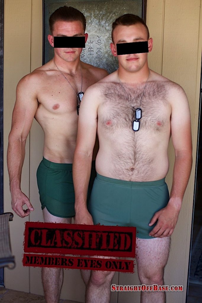 USMC Corporals Briar and Benny first time happy ending big cock massage Straight Off Base 004 gay porn pics 683x1024 - Straight Off Base Benny, Straight Off Base Briar