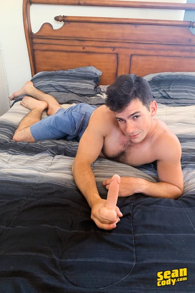 Hairy young muscle hunk Archie wanks huge dick spraying jizz six pack abs Sean Cody 003 gay porn pics 683x1024 - Sean Cody Archie