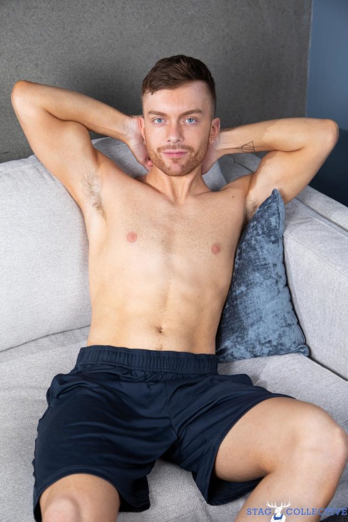 Stag Collective hot hairy stud Andrew Miller big thick dick raw fucking young dude Nick Thompson 2 porno gay pics 683x1024 - Nick Thompson, Andrew Miller