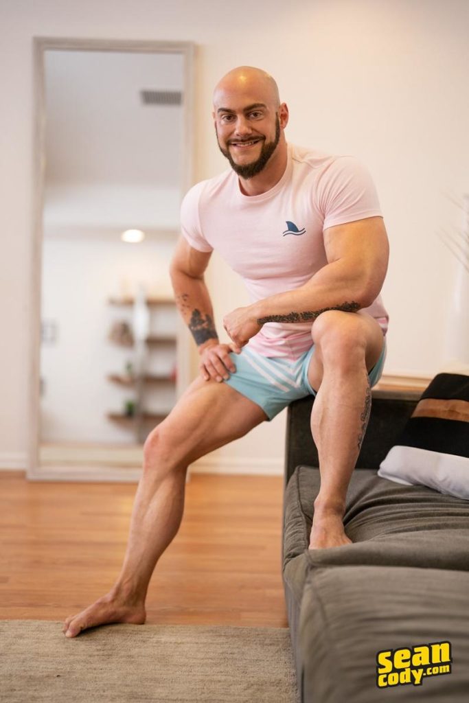 Sexy bearded muscle bottom Brock bare asshole raw fucked cute young hunk Devy huge dick 2 porno gay pics 683x1024 - Sean Cody Devy, Sean Cody Brock