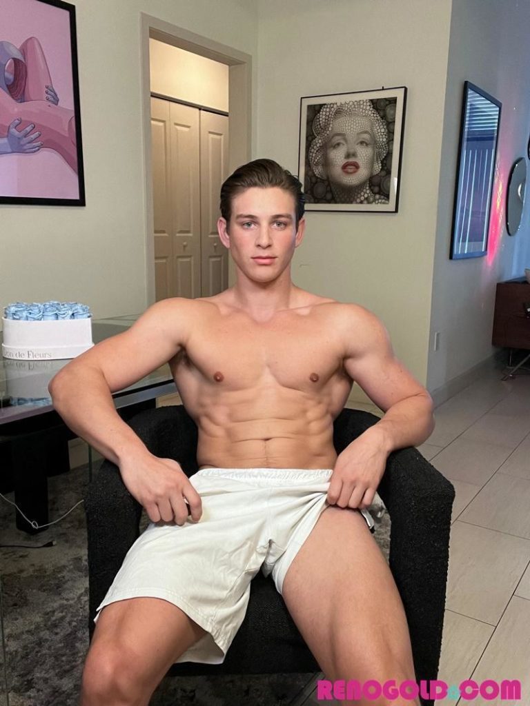 Reno Gold Post gym flexes ripped muscular body as he jerk out a huge cum load 23 gay porn pics 768x1024 - Reno Gold