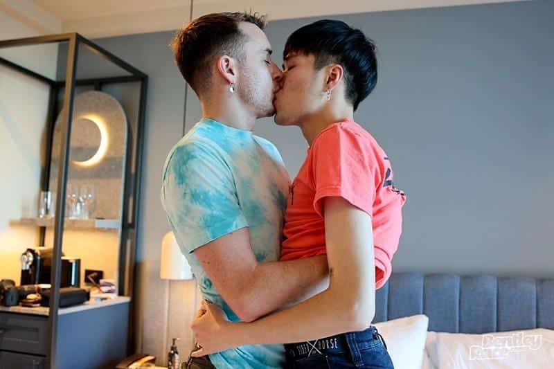 Nate Anderson Andrew Tran Sexy Asian boy in just white socksjockstrap fucked thick dick 10 gay porn pics - Andrew Tran, Nate Anderson